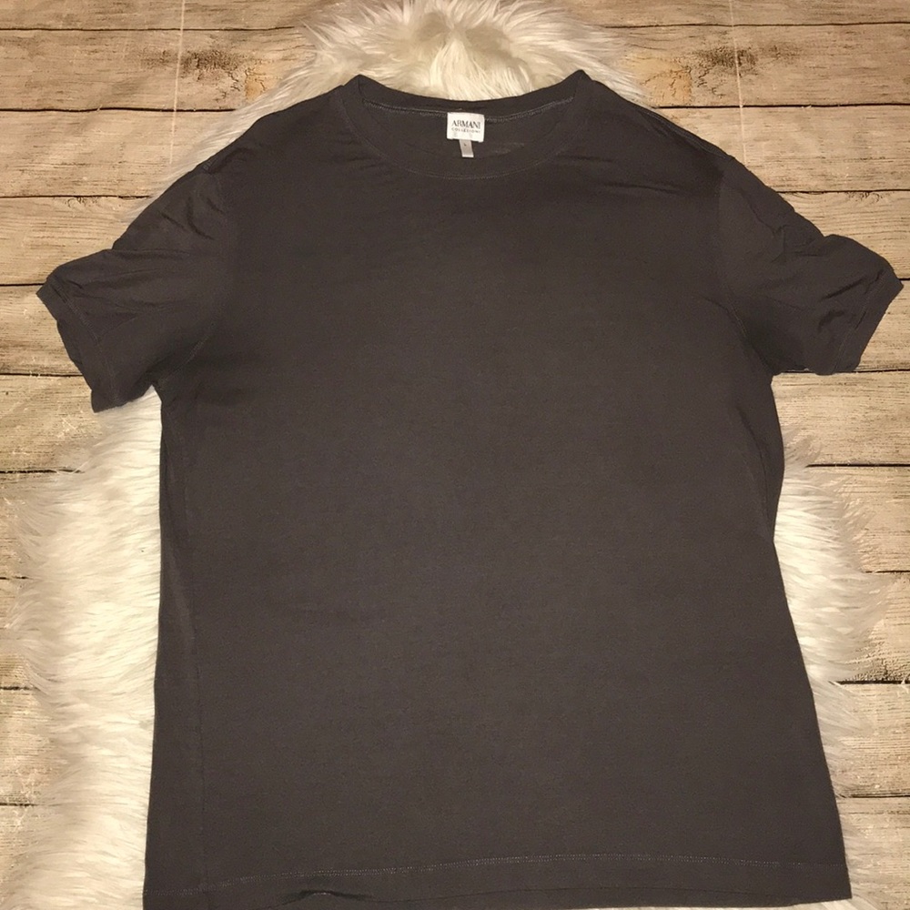 Armani Collezioni Short Sleeve Basic T-Shirt